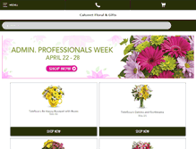 Tablet Screenshot of calumetfloral.com